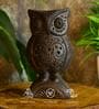 Vintage Owl Brown Terracotta Showpiece