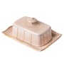 Vintage Premium Beige Ceramic Butter Dish