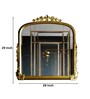 29 Inch Gold Vintage Primrose Small Mirror