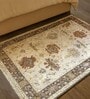 Vintage Printed Polyester 3 X 5 Feet Machine Made Carpet