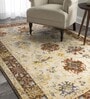 Vintage Printed Polyester 3 X 5 Feet Machine Made Carpet