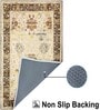 Vintage Printed Polyester 3 X 5 Feet Machine Made Carpet
