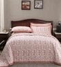 Pink Cotton 100 AC Room Double Bed Quilt