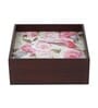 Vintage Roses & Birds Brown MDF Wood Cutlery Holder