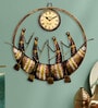 Vintage Round Boat Antique Traditional Wall Clock