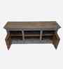Vintage Royal Solid Wood Hand Carved TV Console in Grey Colour