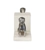 Aluminium Silver Vintage Style Decorative Dog Bookend