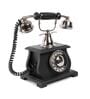Vintage Style Nickel Coated Brass & Wood Dummy Retro Telephone