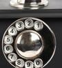 Vintage Style Nickel Coated Brass & Wood Dummy Retro Telephone