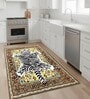 Vintage Tiger Printed Polyester 3 X 5 Feet Machine Made Carpet