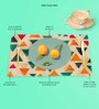 Vintage Triangle   Multicolor (18 x 12) Cotton Canvas (Set of 6) Table Placemat