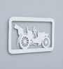 Vintege Car White Iron Wall Art