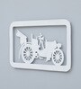 Vintege Car White Iron Wall Art