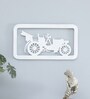 Vintege Car White Iron Wall Art