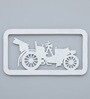 Vintege Car White Iron Wall Art