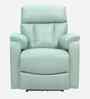 Vinterr Leatherette Motorised Recliner in Mint Sage Colour