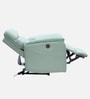 Vinterr Leatherette Motorised Recliner in Mint Sage Colour