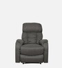Vintter Fabric 1 Seater Manual Recliner in Warm Grey Colour