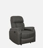 Vintter Fabric 1 Seater Manual Recliner in Warm Grey Colour