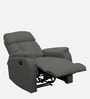 Vintter Fabric 1 Seater Manual Recliner in Warm Grey Colour