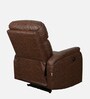 Vintter Leatherette 1 Seater Motorized Recliner in Black & Brown Colour