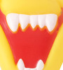 Smile Squeaky Yellow & Red Vinyl Chew Pet Toy