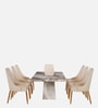 Viola 8 Seater Dining Set In Beige Color Viola 8 Seater Dining Set In Beige Color