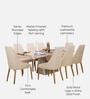 Viola 8 Seater Dining Set In Beige Color Viola 8 Seater Dining Set In Beige Color