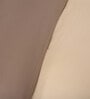 Brown Solid 100% Cotton Double Bed Duvet Cover With 2 Pillow Covers