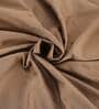 Brown Solid 300 TC 100% Cotton Single Bed Sized Bed Sheets With 1 Pillow Cover