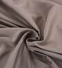 Grey Solid 300 TC 100% Cotton Single Bed Sized Bed Sheets With 1 Pillow Cover
