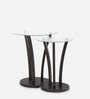 Viola Nest of Tables (Set of 2 ) in Wenge Finish