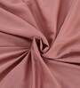 Pink Solid 300 TC 100% Cotton Single Bed Sized Bed Sheets With 1 Pillow Cover