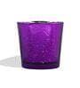 Violet Glass Christmas Table Tea Light Holders & Votives (Pack Of 4)