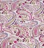Violet Bohemian Paisley Design 210 TC 100% Cotton Superking Bedsheet with 2 Pillow Covers