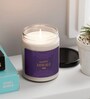 Violet Scented Diwali Festive 6Oz Glass Jar Candle