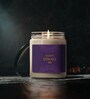 Violet Scented Diwali Festive 6Oz Glass Jar Candle