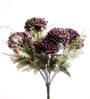 Violet Silk Chrysanthemums Silk Bunch Single Stem Flower