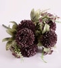 Violet Silk Chrysanthemums Silk Bunch Single Stem Flower