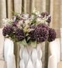 Violet Silk Chrysanthemums Silk Bunch Single Stem Flower