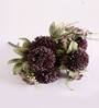 Violet Silk Chrysanthemums Silk Bunch Single Stem Flower