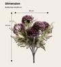Violet Silk Chrysanthemums Silk Bunch Single Stem Flower