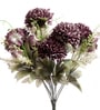 Violet Silk Chrysanthemums Silk Bunch Single Stem Flower