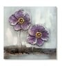 Violet Violet Floral Wall Embossed Original For Home Decor Painting