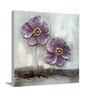 Violet Violet Floral Wall Embossed Original For Home Decor Painting