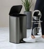 Grey Metal Viora Trash Bin 20 Ltr