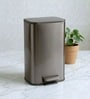 Grey Metal Viora Trash Bin 20 Ltr