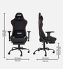 Viper Gaming Chair in Black And Red Colour