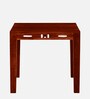 Vipra Sheesham Wood 2 Seater Dining Table In Scratch Resistant Honey Oak Finish