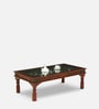 Vipra Sheesham Wood Coffee Table In Honey Oak Finish